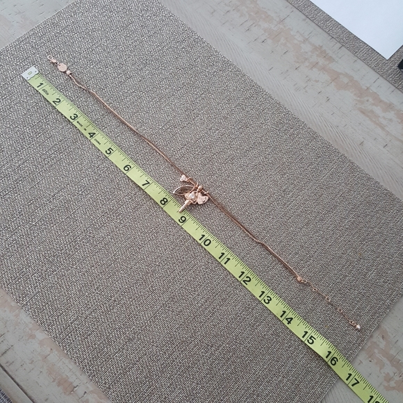 Brand New RARE Henri Bendel Rose Gold Necklace with Charms Pendants - Picture 11 of 11